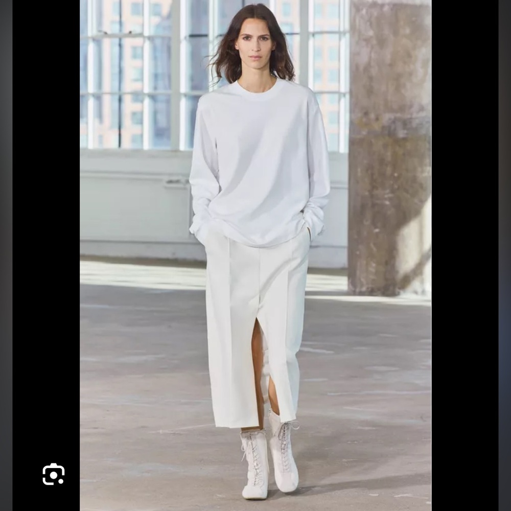 ZARA STRAIGHT SKIRT WITH SLIT